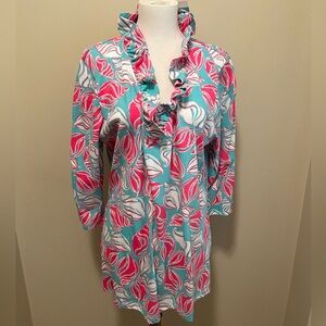 Haley and the Hound  3/4 sleeve tunic